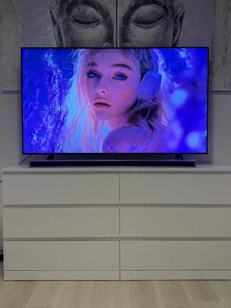 Hoogwaardige SAMSUNG Qled 65-tv, Ophalen, LCD, 120 Hz, Zo goed als nieuw