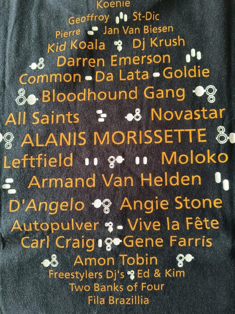 Beach Rock 2000 T Shirt en inkomkaartjes, Enlèvement ou Envoi