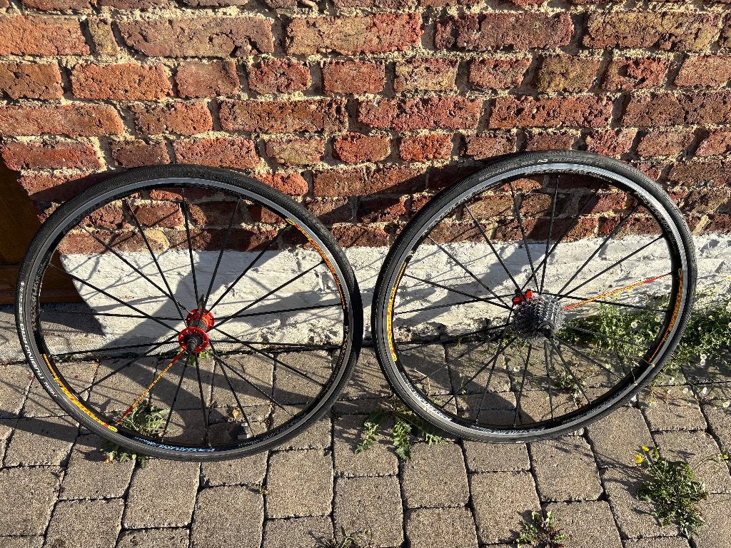 A VENDRE Paire de roues vélo route / course MAVIC KSYRIUM SL, Gebruikt, Aluminium, Mavic, Ophalen