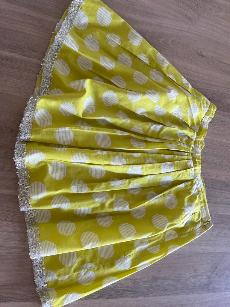 Gele rok van Anne Kurris, maat S, Kleding | Dames, Carnavalskleding en Feestkleding, Ophalen of Verzenden, Zo goed als nieuw, Maat 36 (S)