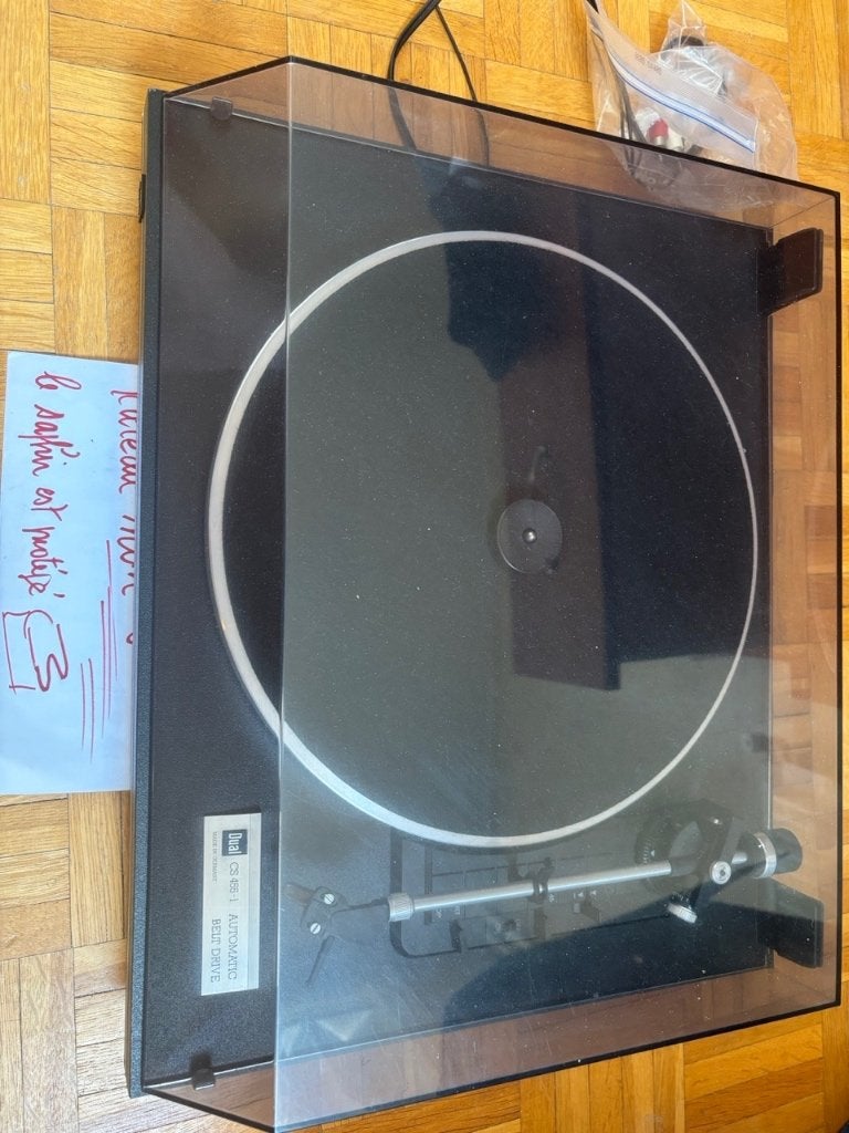 platine phono dual 455, TV, Hi-fi & Vidéo, Tourne-disques, Utilisé, Tourne-disque, Dual, Automatique, Enlèvement