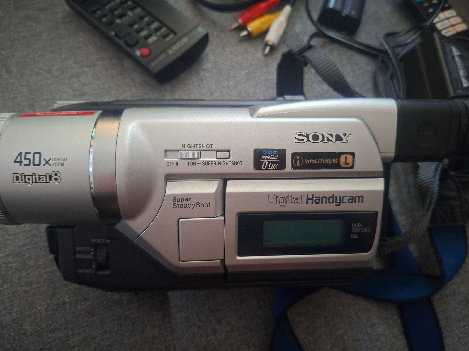 Sony caméra 450xDigital zoom Digital8, Ophalen, Full HD, 8 tot 20x, Sony