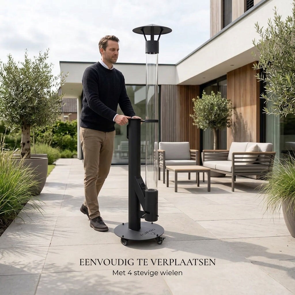 pellet terras verwarmer, Ophalen of Verzenden, Nieuw, Vloer, Draaibaar
