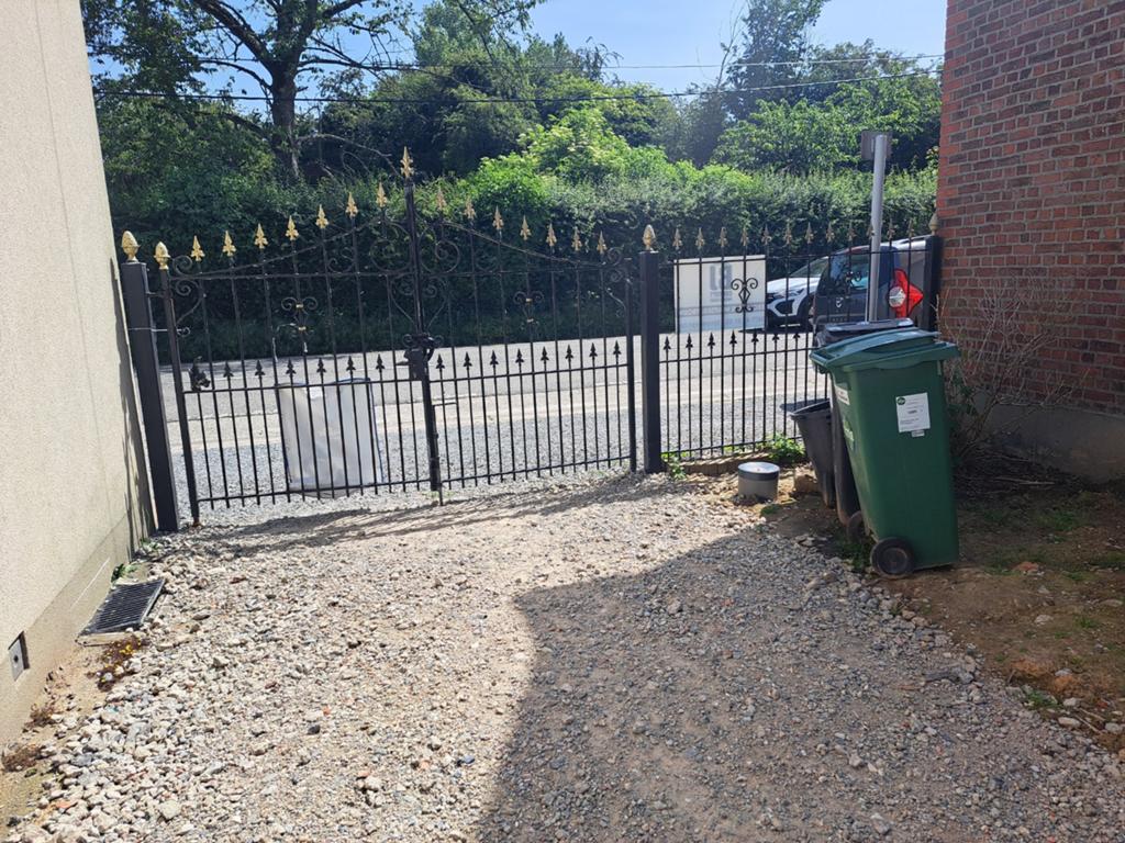 Smeedijzeren hek met poort, Tuin en Terras, Tuinpoorten, Ophalen
