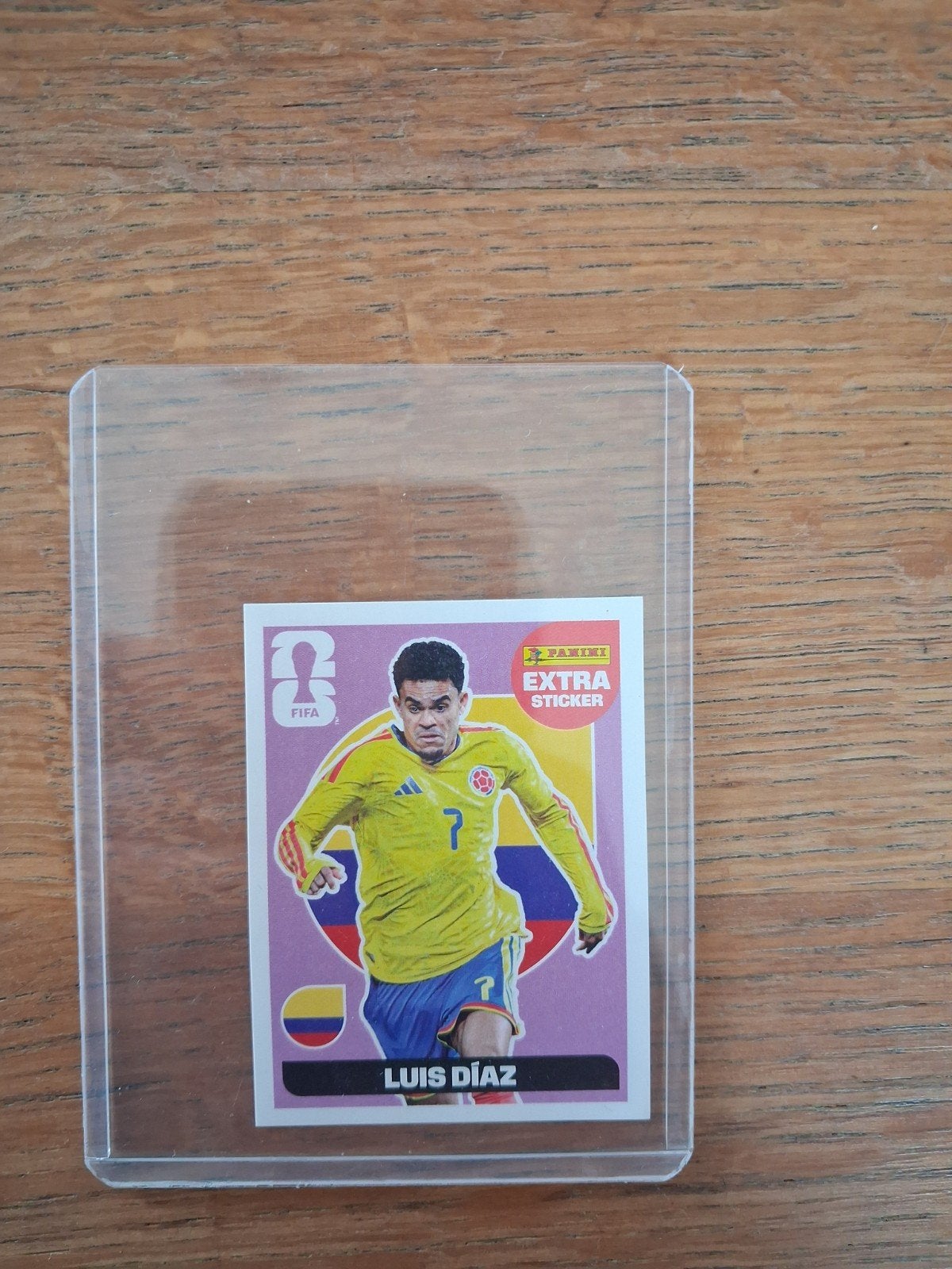 Autocollant supplémentaire Panini 2026, Luis Díaz., Enlèvement