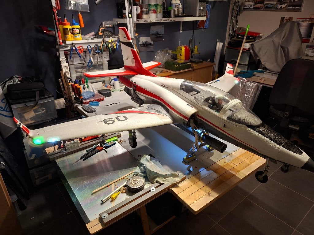 Modelisme avion Viper 90 mm, Hobby en Vrije tijd, Ophalen, Gebruikt, Elektro, RTF (Ready to Fly)