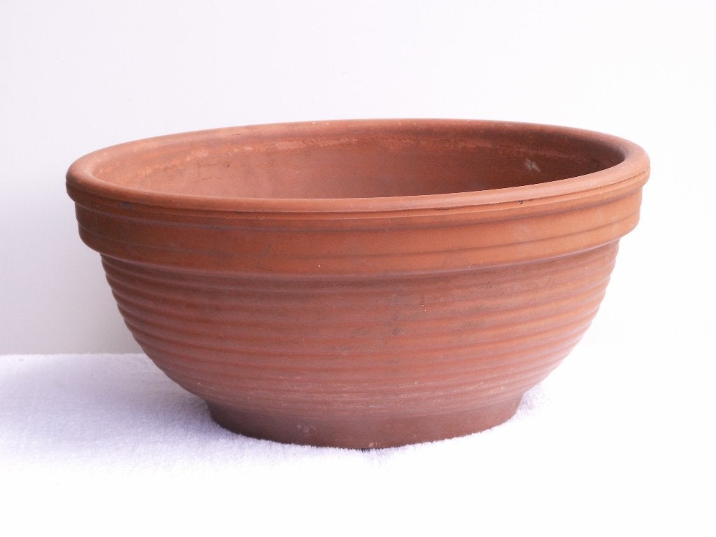 Bloempot in terracotta., 25 tot 40 cm, Rond, Ophalen of Verzenden, Zo goed als nieuw