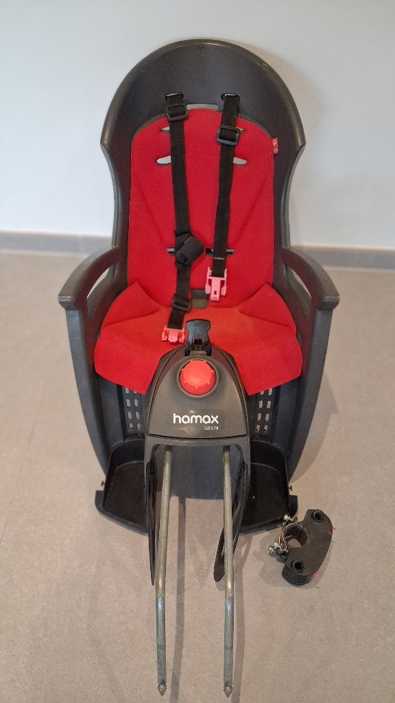 Siège vélo HAMAX inclinable, Enlèvement, Utilisé, Hamax, 9 à 18 kg