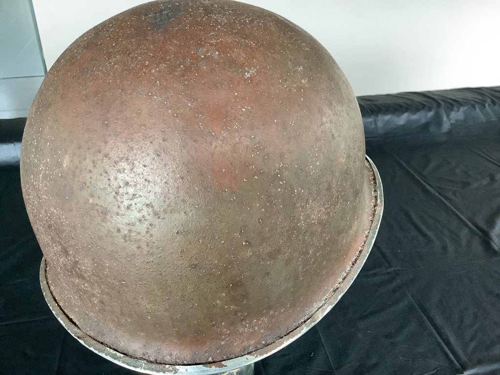 Casque US camo REMONVAL village coque US ww2, Collections, Enlèvement