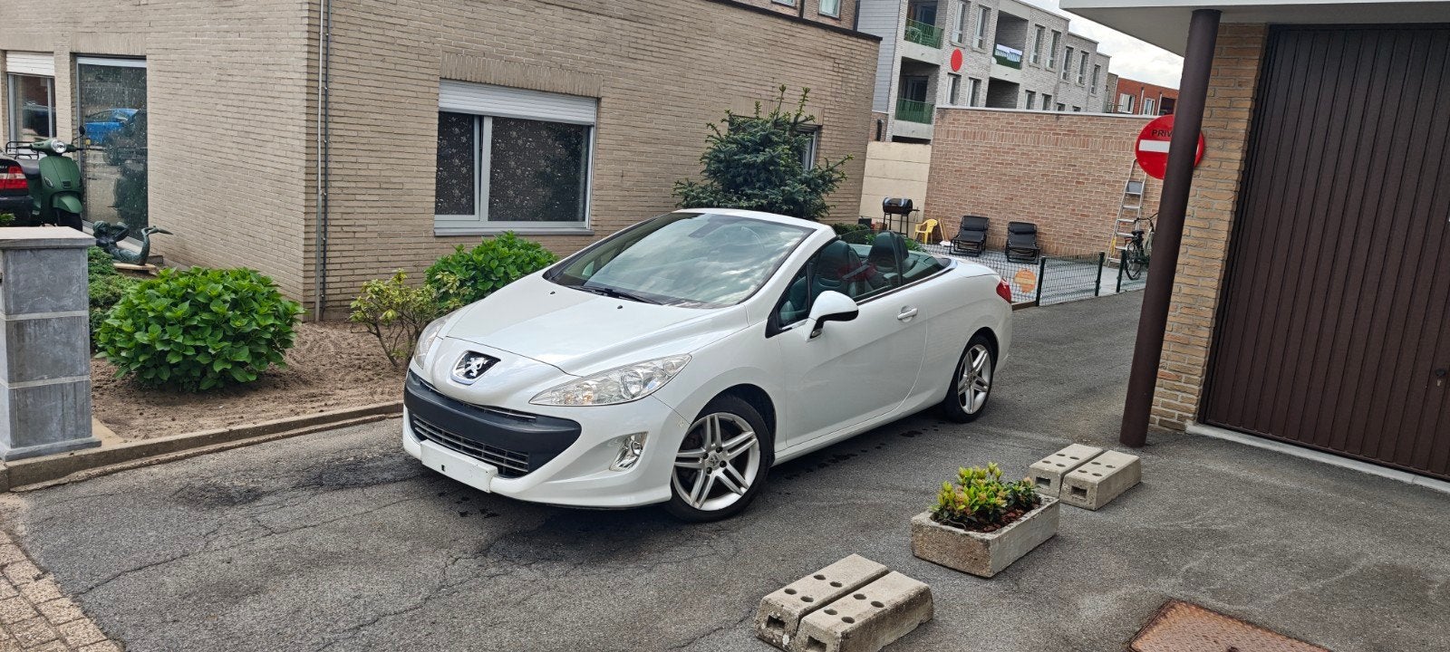 Peugeot 308cc automatic met keuring voor verkoop, Automaat, Euro 5, Zwart, Zwart
