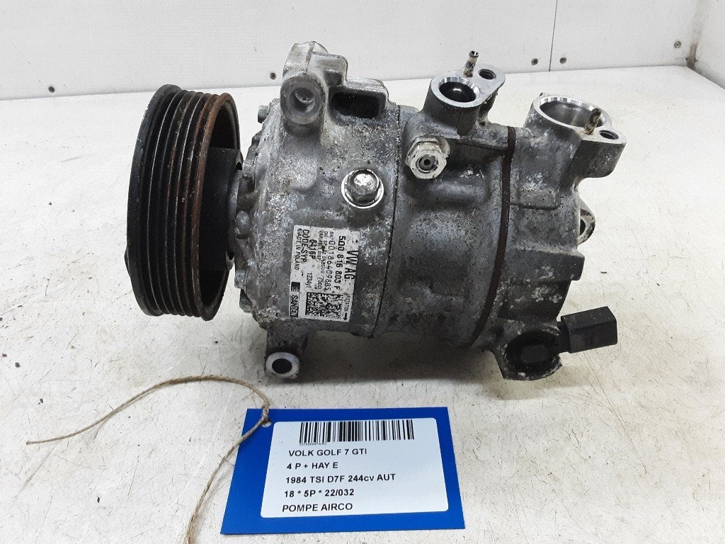 COMPRESSEUR CLIMATISATION Golf VII (AUA) (5Q0816803F), Utilisé, Volkswagen