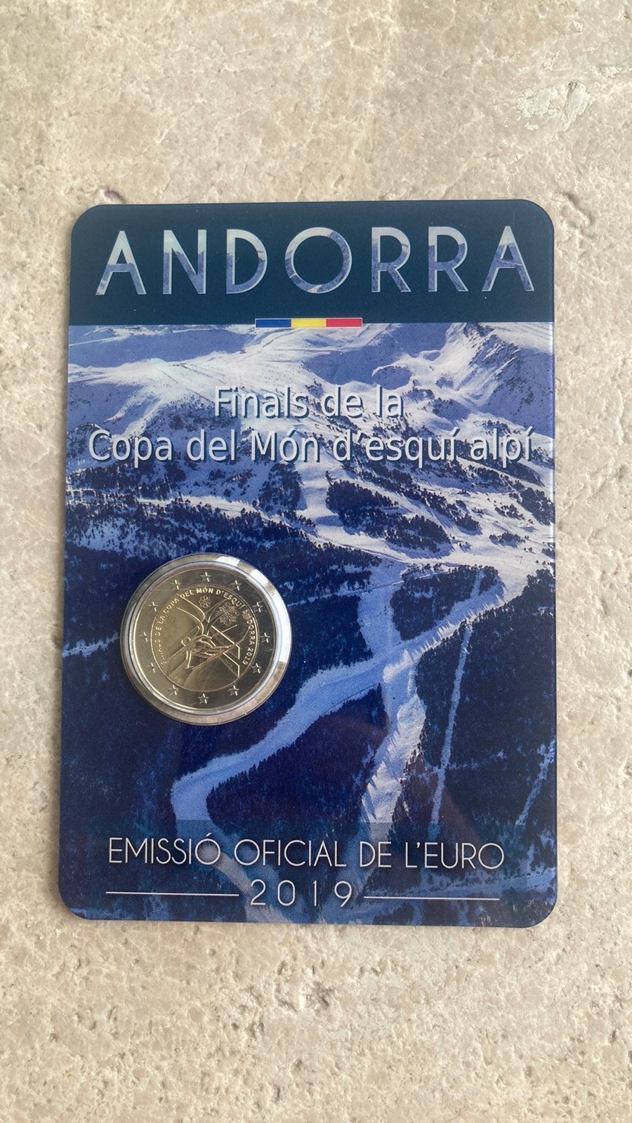 officiële Andorra 2 Euro 2019, Postzegels en Munten, Ophalen, 2 euro