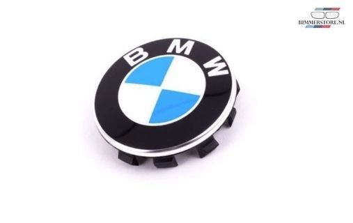 BMW naaf velg embleem logo zwart blauw wit chrome 56 mm 3613, Auto-onderdelen, -, -, Nieuw, Ophalen of Verzenden