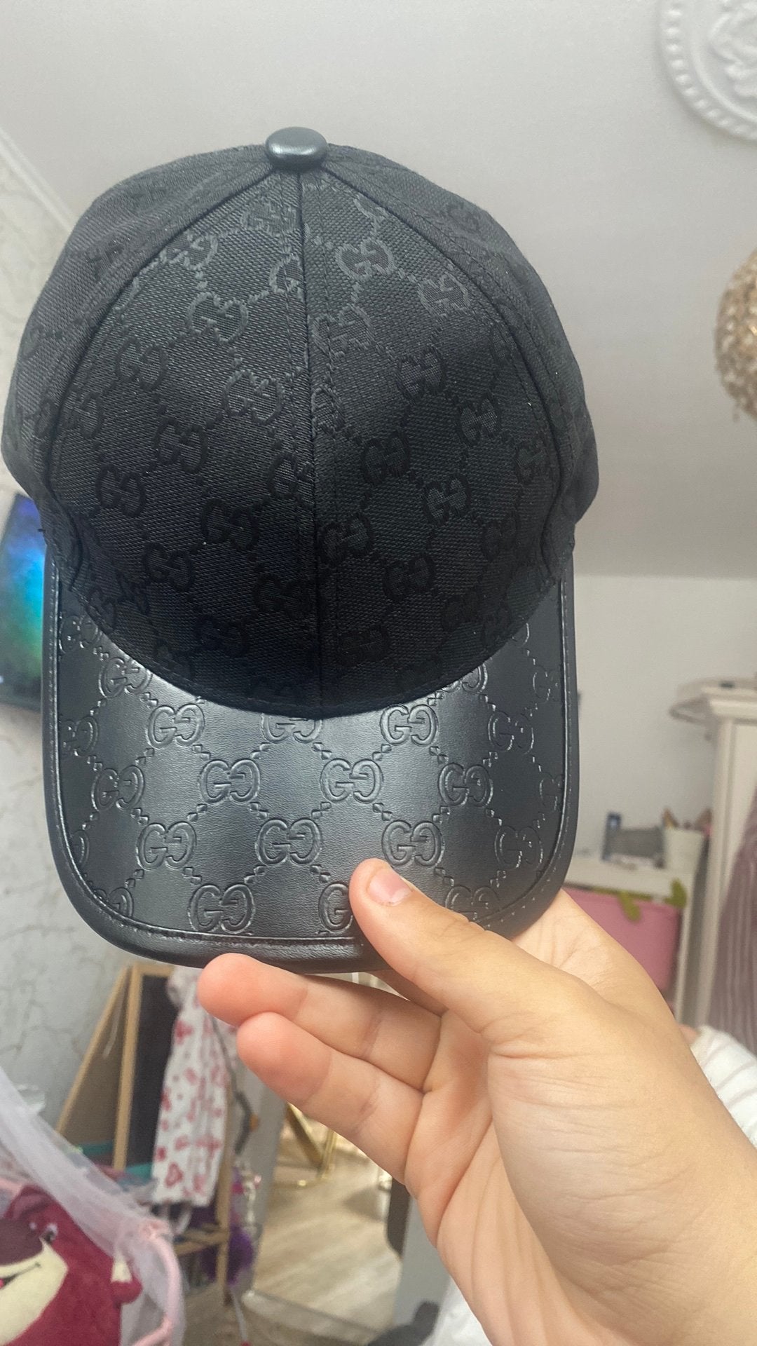 Gucci pet zwart, Kleding | Heren, Ophalen, Nieuw, One size fits all, Pet