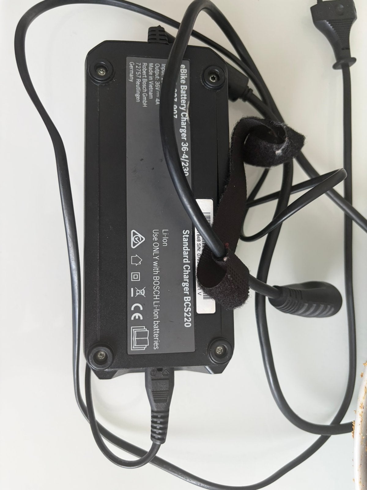 Oplader ebike BOSCH model BCS220, Enlèvement, Comme neuf
