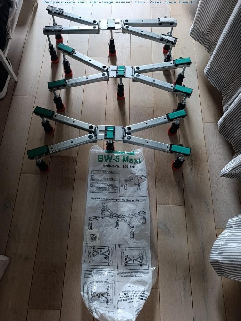 MEPA Pieds receveur de douche maxi 150 130 BW-5 Maxi, Bricolage & Construction, Sanitaire, Enlèvement, Neuf, Douche