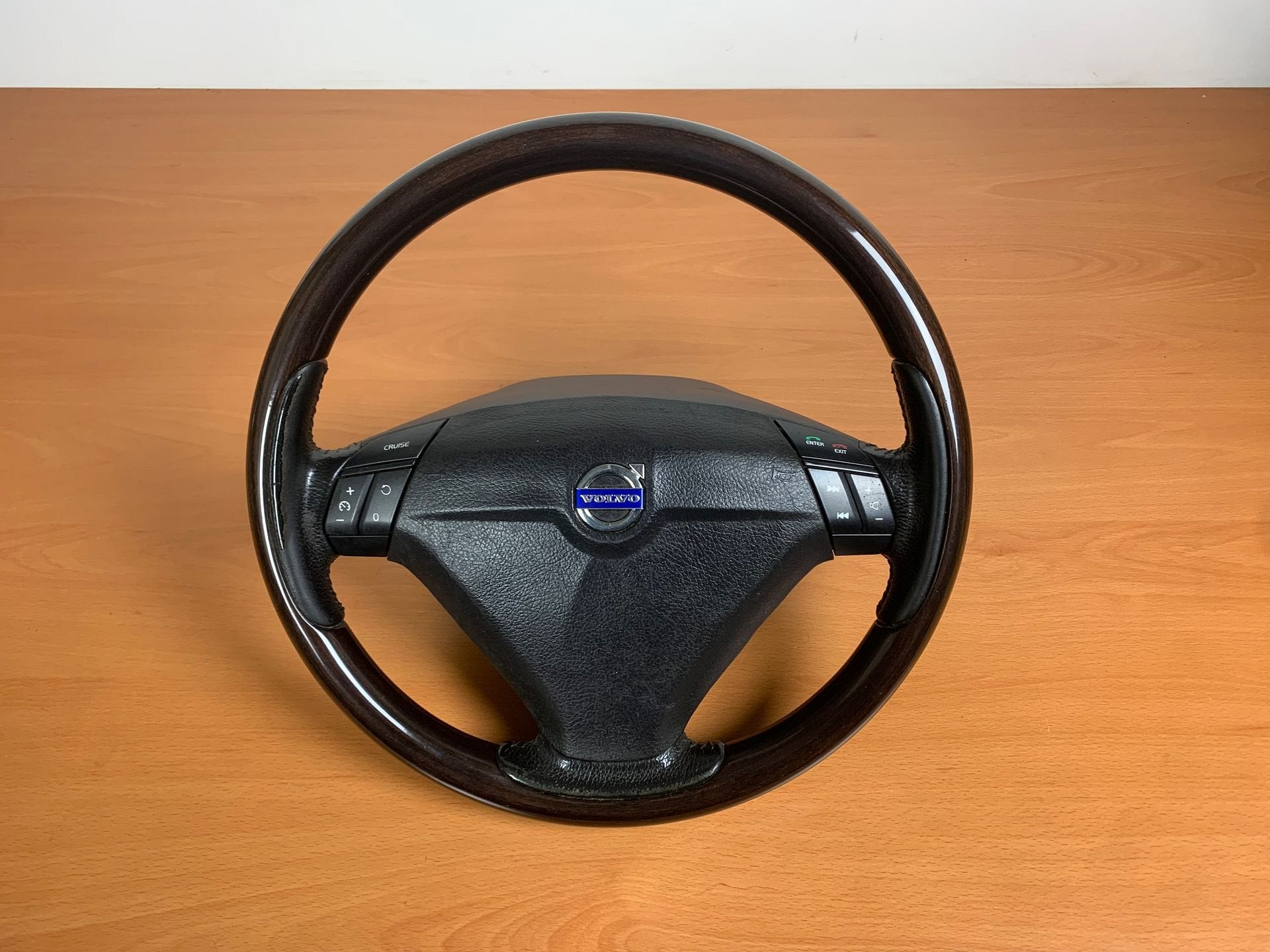 houten stuurwiel volvo S80 , V70 II S60 1999 tot 2008 XC90, Auto-onderdelen, Gebruikt, -, -, Ophalen of Verzenden