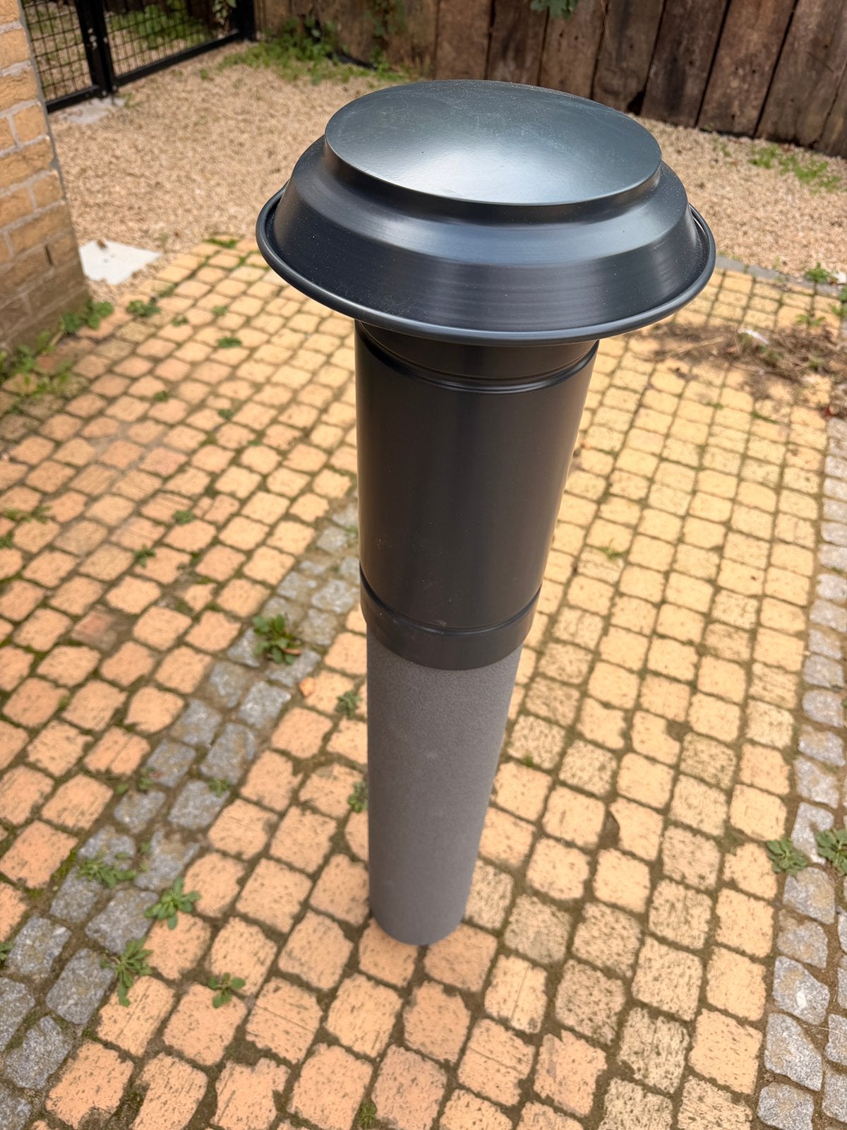 Conduit de ventilation isolé (sortie de toit plat), Enlèvement, Neuf
