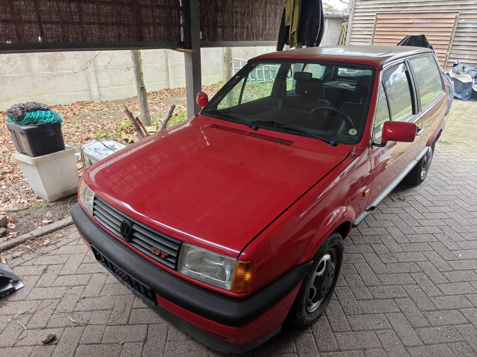 Volkswagen Polo 1994 Rood, Auto's, Volkswagen, Voorwielaandrijving, 4 cilinders, 1272 cc, Open dak