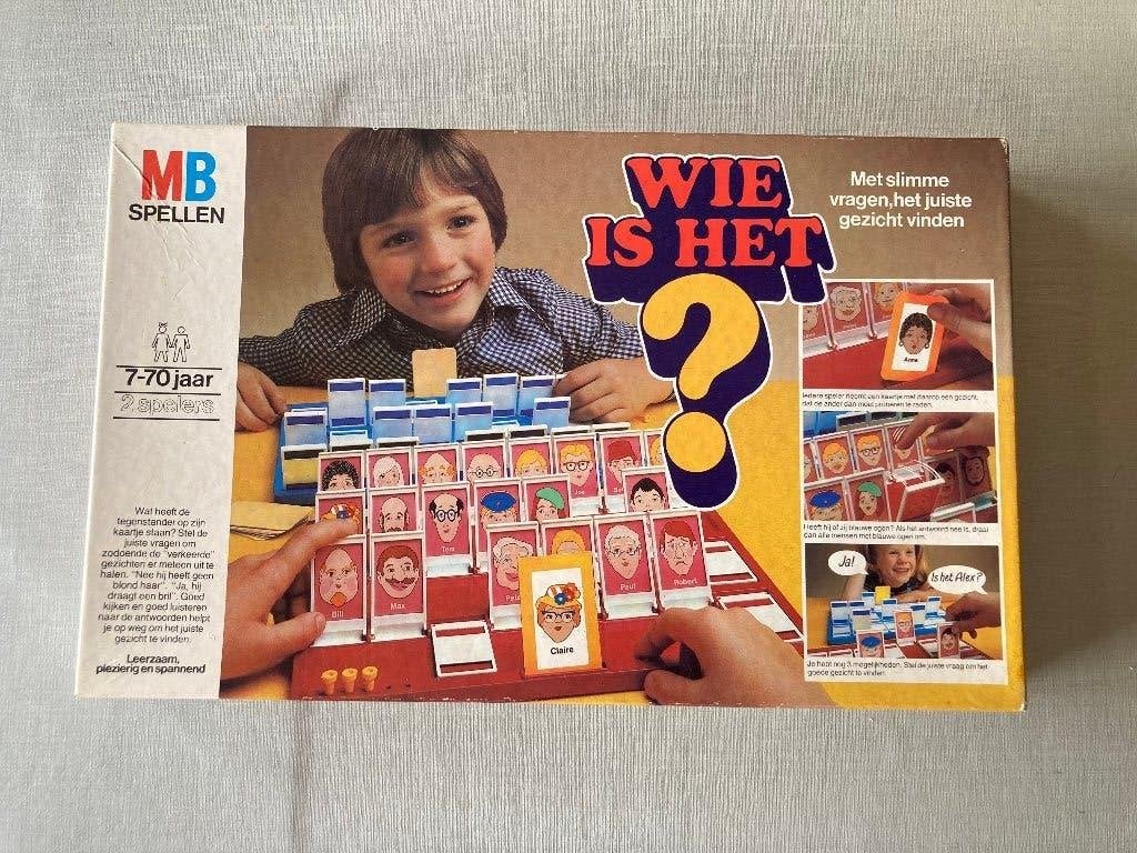 Wie is het?, Een of twee spelers, Ophalen of Verzenden, Gebruikt, MB spelen