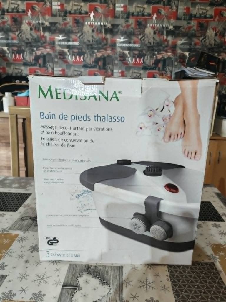 Bain de pieds Thalasso Medisana, Enlèvement, Comme neuf, Soin des mains et des pieds