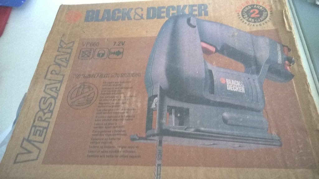 Black en Decker -decoupeer machine Versa Pack, Bricolage & Construction, Enlèvement ou Envoi, Comme neuf, Scie sauteuse, Black & Decker