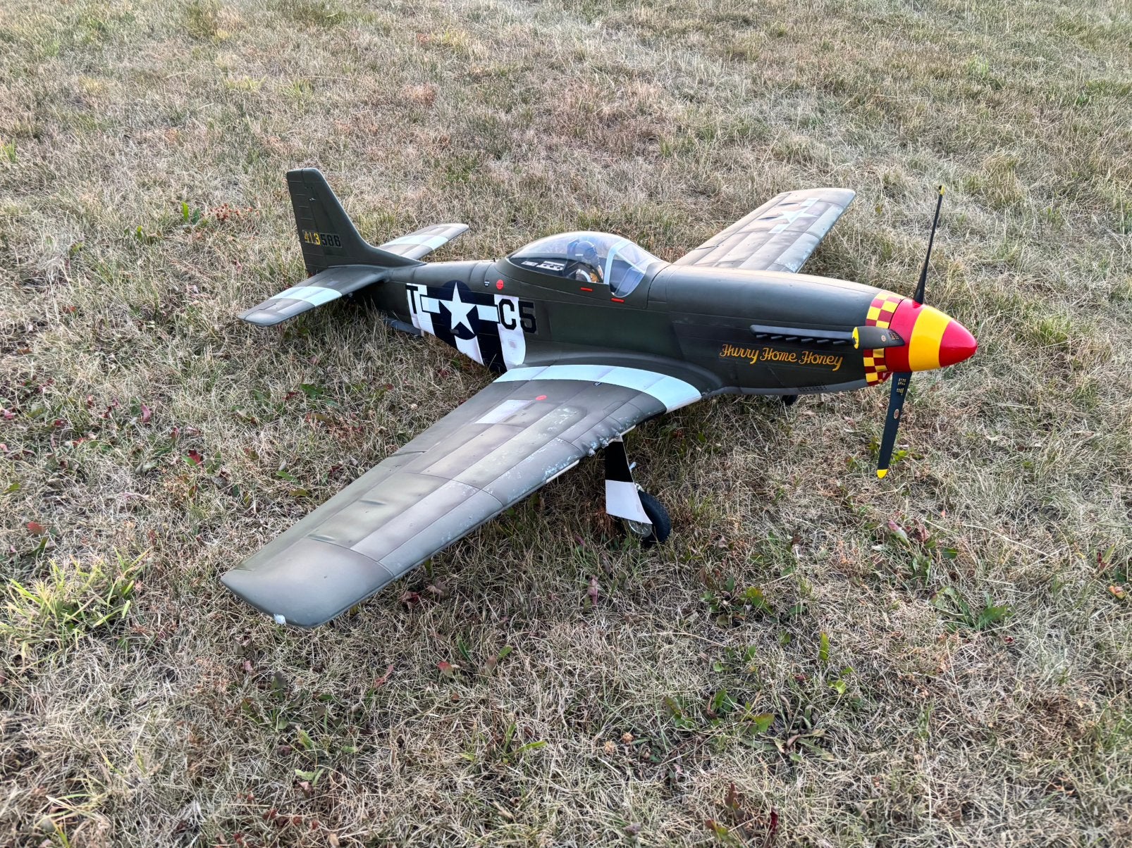 Flightline P51D, Ophalen, Zo goed als nieuw