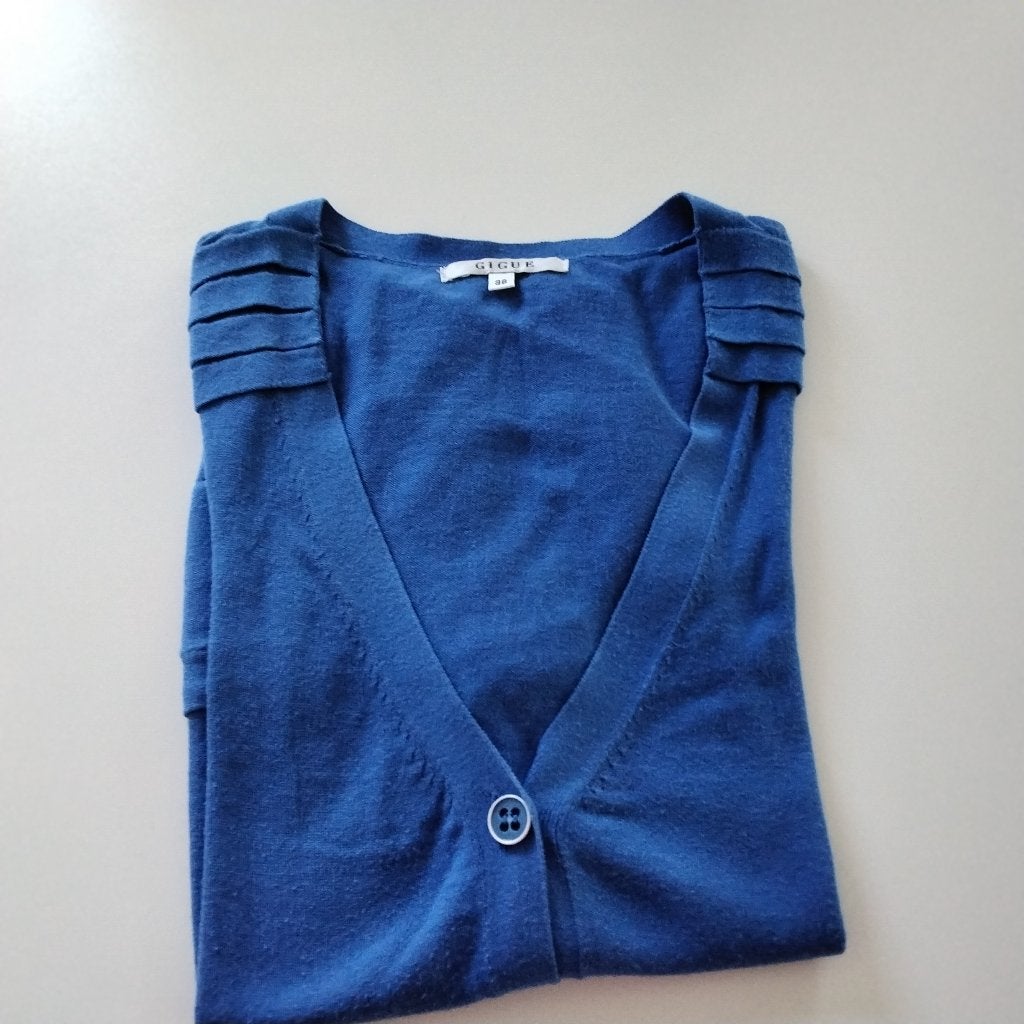 Damespull, Ophalen, Zo goed als nieuw, Maat 36 (S), Blauw
