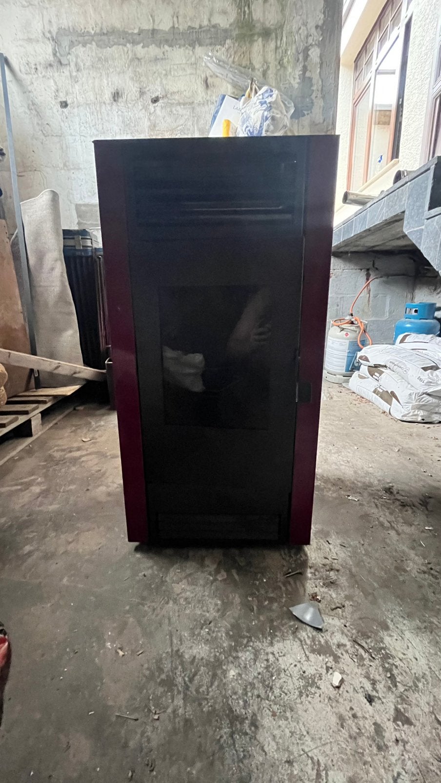 Poêle à pellets Elledi 8kW + tubage + 3 sacs, Enlèvement, Utilisé, 800 watts ou plus, Poêle
