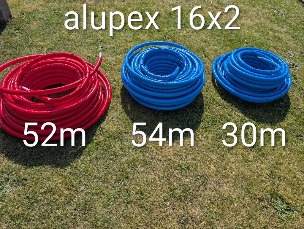 Alupex 16x2 geïsoleerd blauw en rood, Doe-het-zelf en Bouw, Buizen en Afvoer, Ophalen