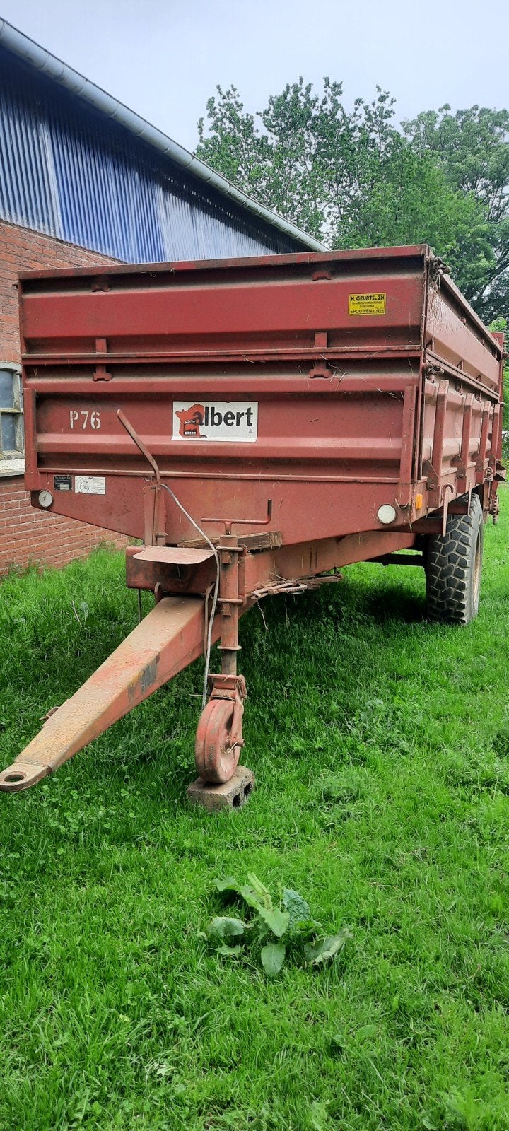 Albert mestwagen 7,6 ton, in super goede staat, Enlèvement