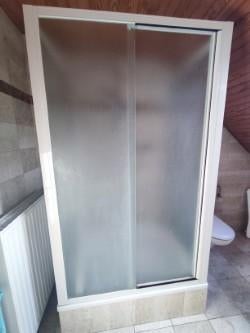 Douche 3-wandig, Ophalen, Gebruikt, Glas, Douche