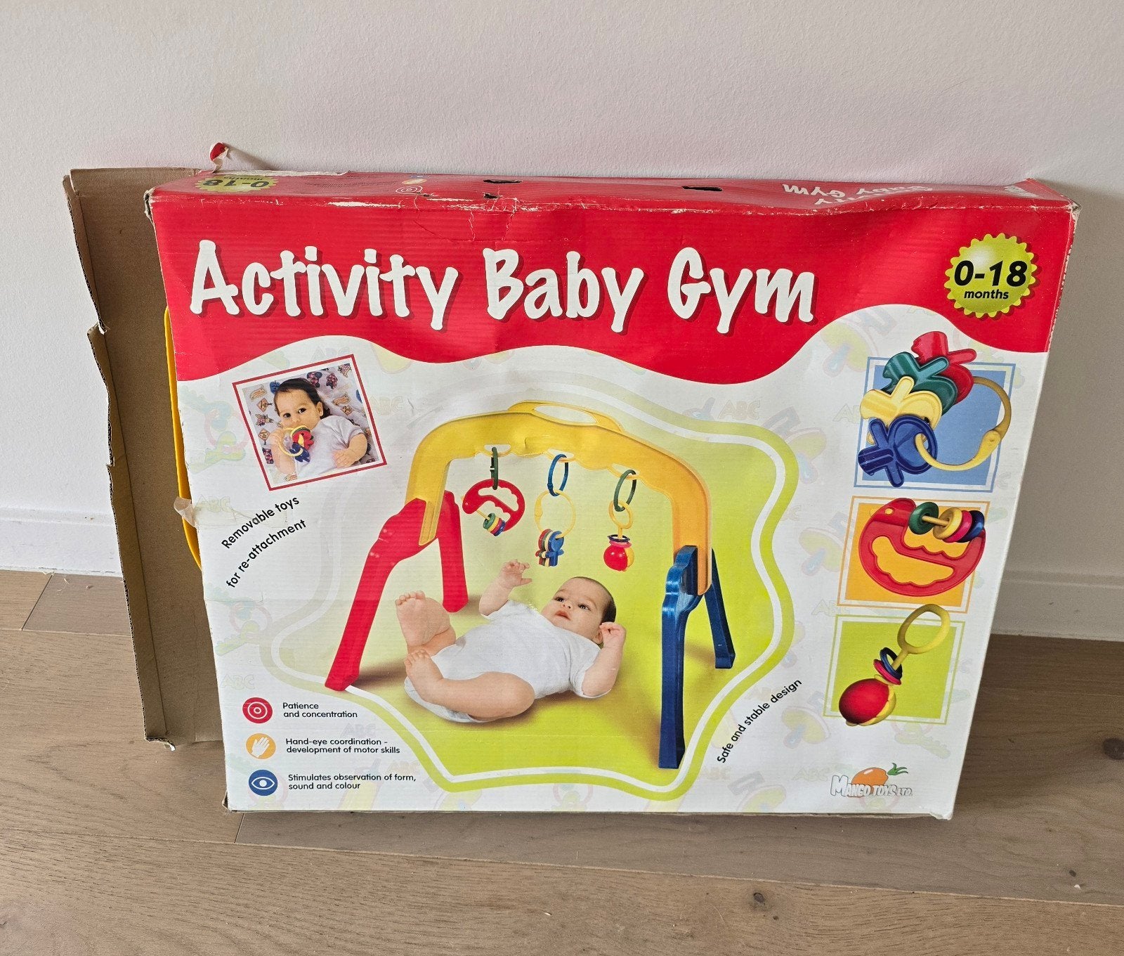Activity Baby Gym – Speelboog inclusief hangspeeltjes, Kinderen en Baby's, Ophalen of Verzenden, Zo goed als nieuw