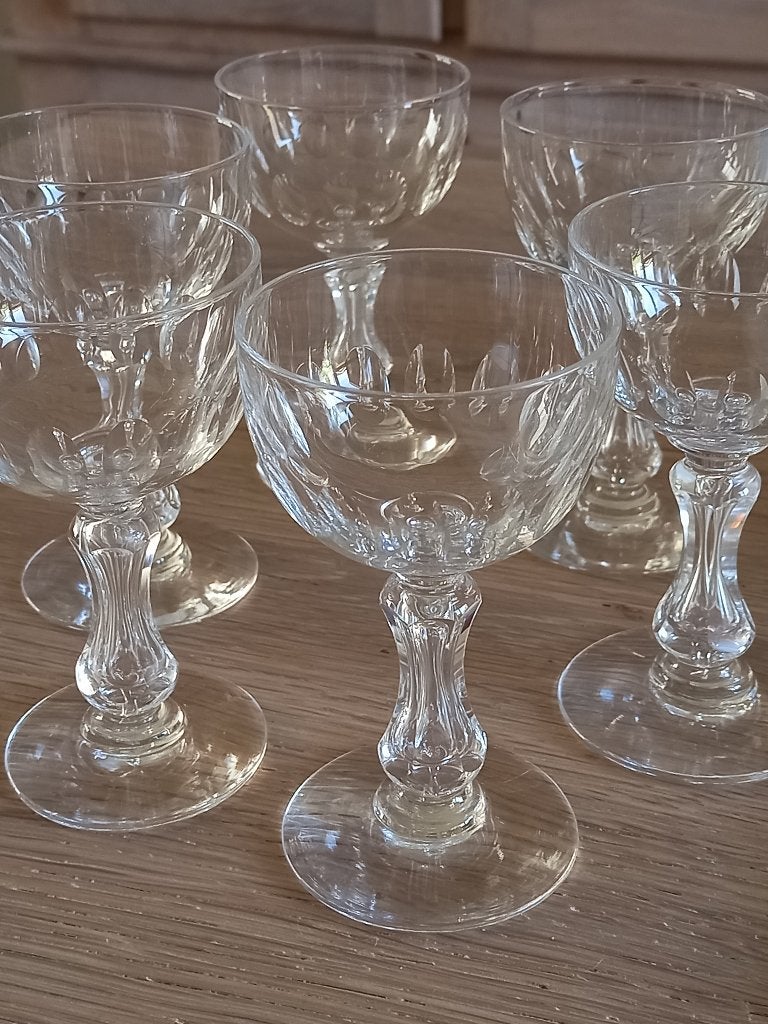 luxe geslepen glazen, Ophalen of Verzenden, Zo goed als nieuw, Glas, Glas of Glazen