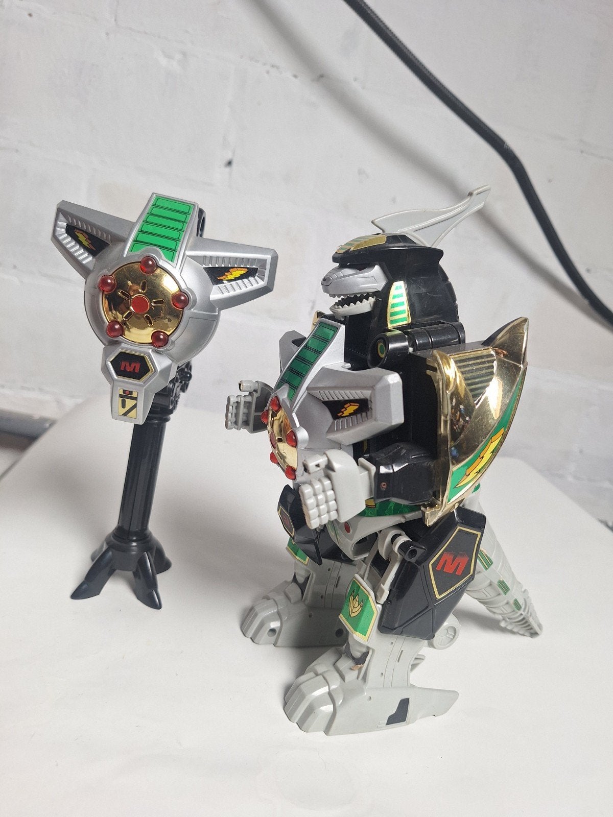 Mighty Morphin Power Rangers - Dragonzord - Bandai 1993, Ophalen of Verzenden, Gebruikt