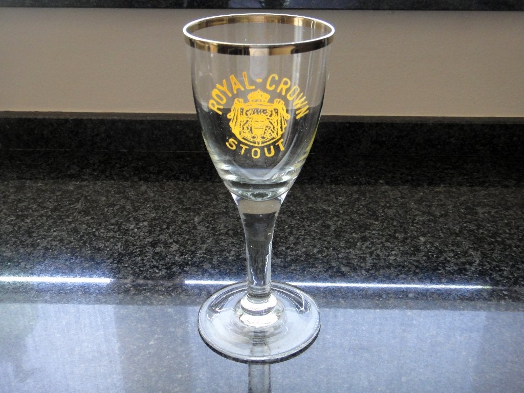 Royal Crown Stout!, Enlèvement ou Envoi, Utilisé, Verre ou Verres, Autres marques