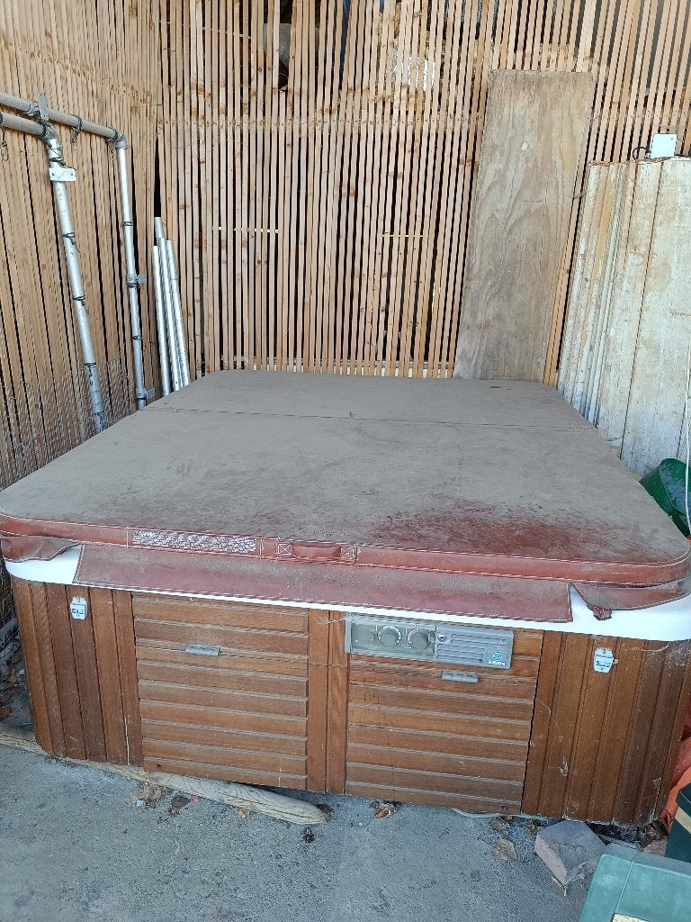 Jacuzzi, Enlèvement, Utilisé, Couverture, Fixé