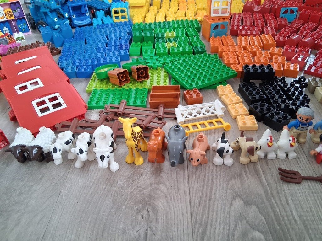 Duplo boerderij/ supermarkt/ bob de bouwer, Ophalen, Gebruikt, Overige thema's, Duplo