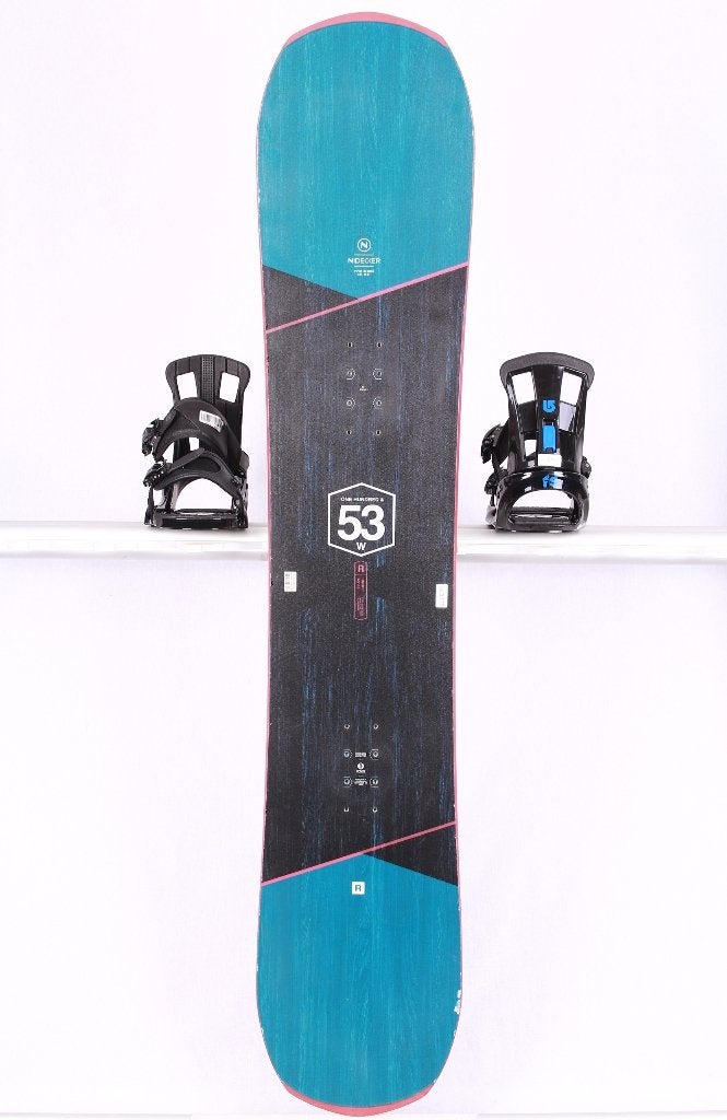 153 cm snowboard NIDECKER RHYTHM SERIES WIDE, Blue/red, Verzenden, Gebruikt, Board