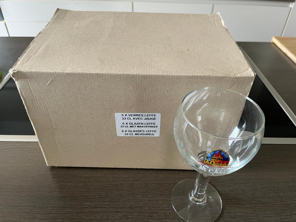 Leffe glazen, Verzamelen, Ophalen, Nieuw