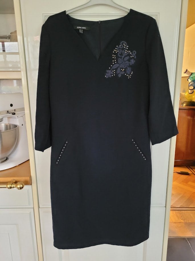 kleed blauw, Kleding | Dames, Maat 38/40 (M), Marie Mero, Blauw, Ophalen of Verzenden