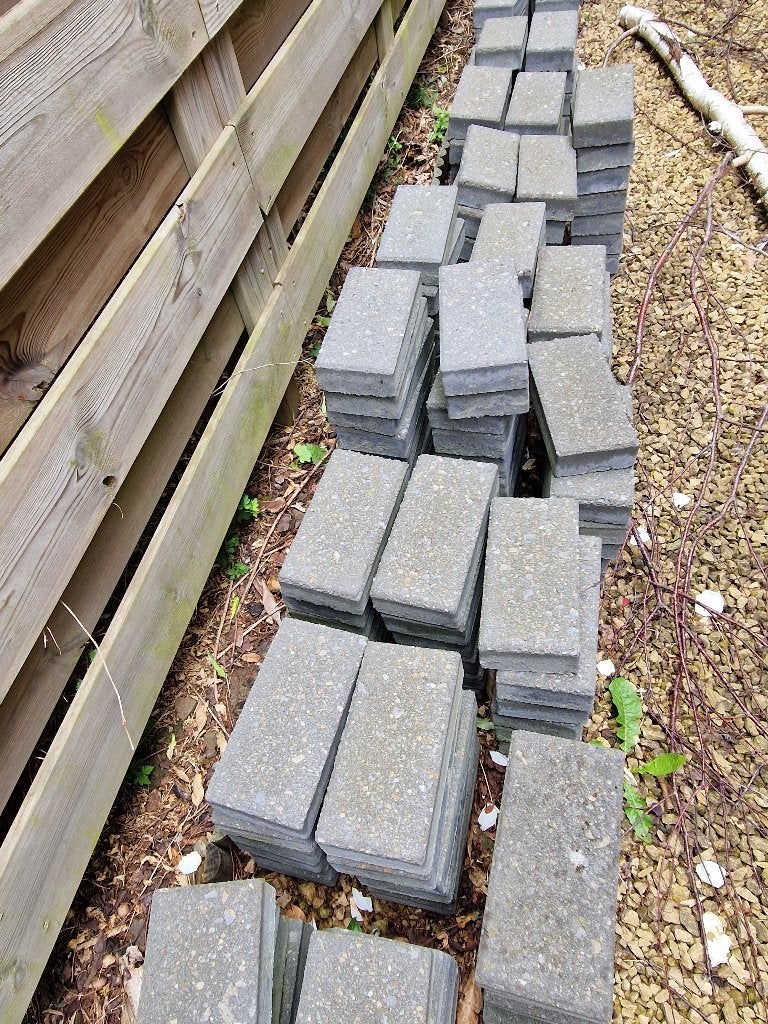 Pavés clinkers, Ophalen, Gebruikt, Beton, Overige typen