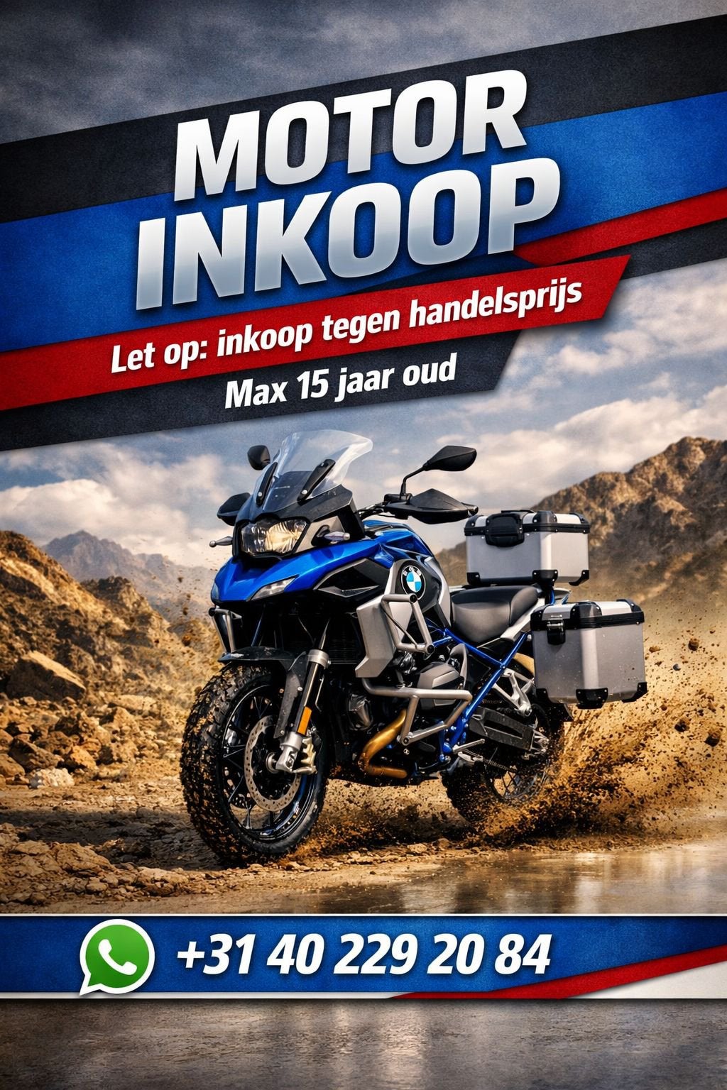 Gezocht!, Motoren, Motoren | BMW, 2 cilinders, Motorrijbewijs A, Bedrijf, Meer dan 35 kW