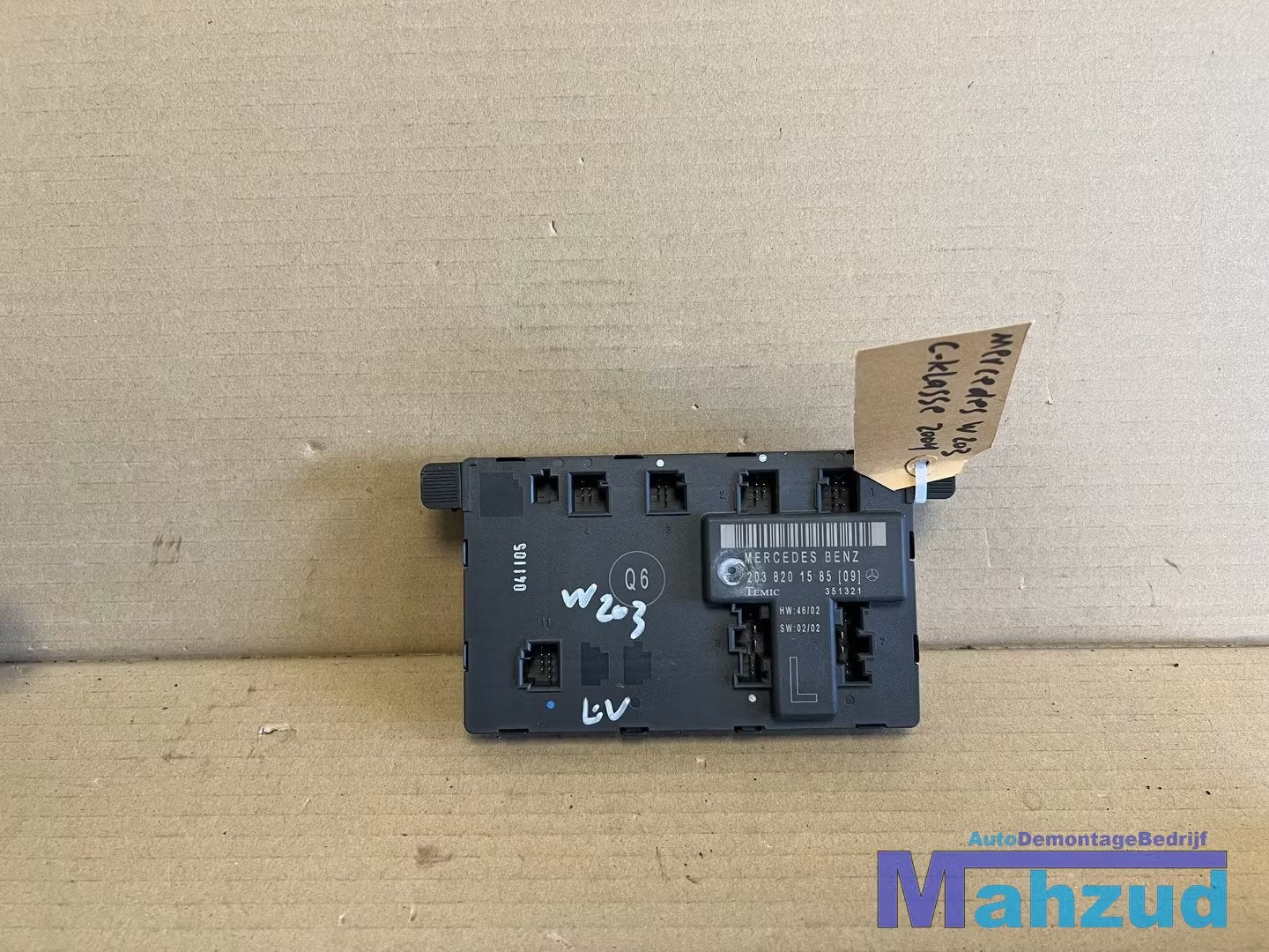 Mercedes C-Klasse W203 Links voor deur module 2000-2007 2038, Auto-onderdelen, Gebruikt, Mercedes-Benz AG, Mercedes-Benz, Mercedesstrasse 120
70372  Stuttgart, DE