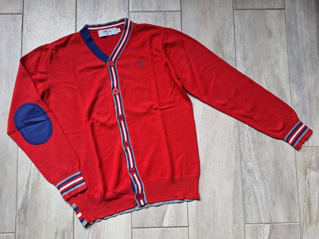 ★ M140 - Gillet blue bay, Garçon, Enlèvement ou Envoi, Pull ou Veste, Comme neuf