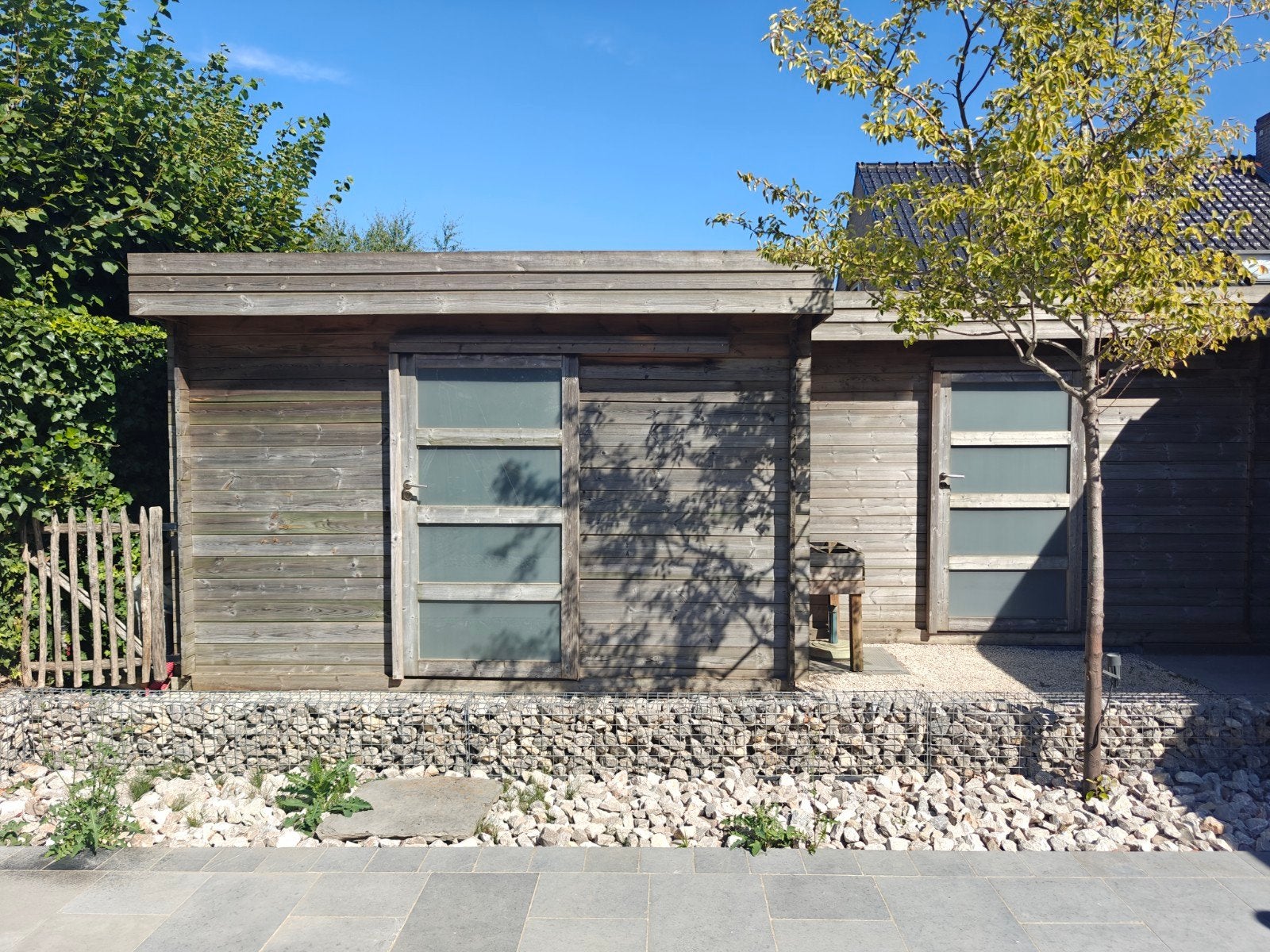 Groot tuinhuis 3 compartmenten., Tuin en Terras, Tuinhuizen, Ophalen, Tuinhuis, 500 cm of meer, Hout