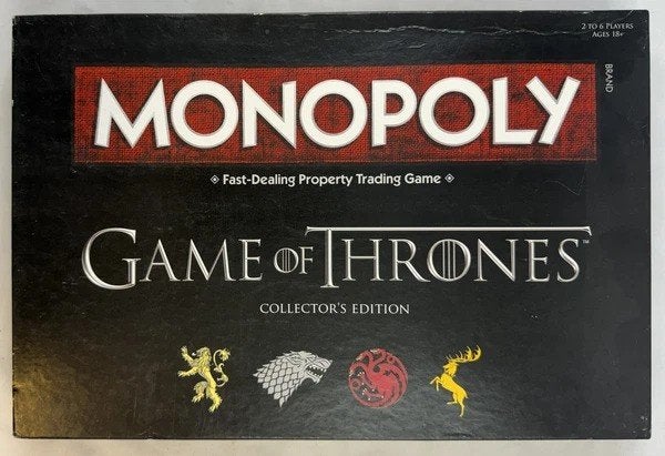 Monopoly Game of Thrones Collector's Edition Engels compleet, Verzenden, Zo goed als nieuw, HASBRO