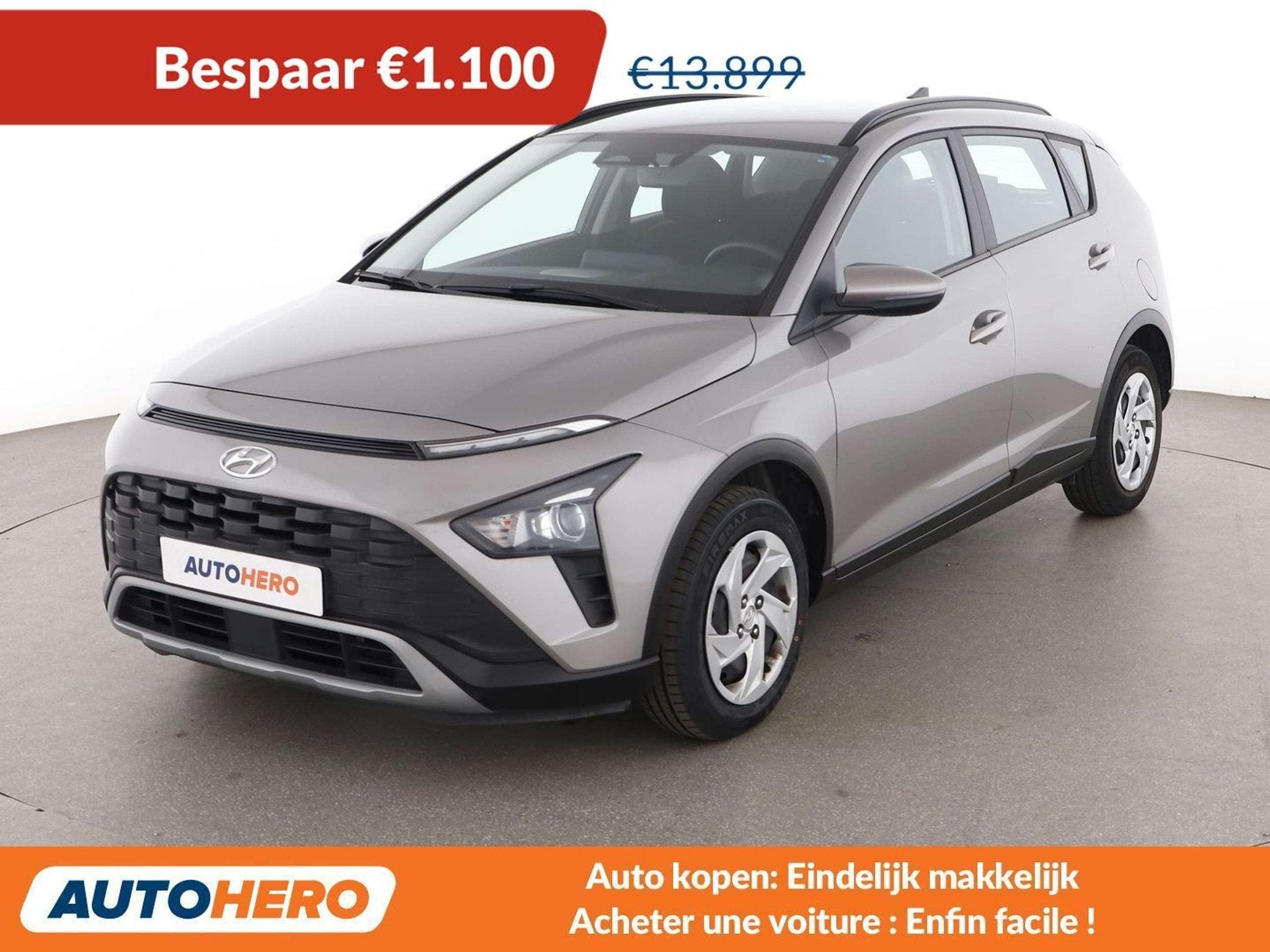 Hyundai Bayon 1.0 TGDI Trend 2WD (bj 2022), Auto's, Voorwielaandrijving, Stof, Gebruikt, Overige brandstoffen