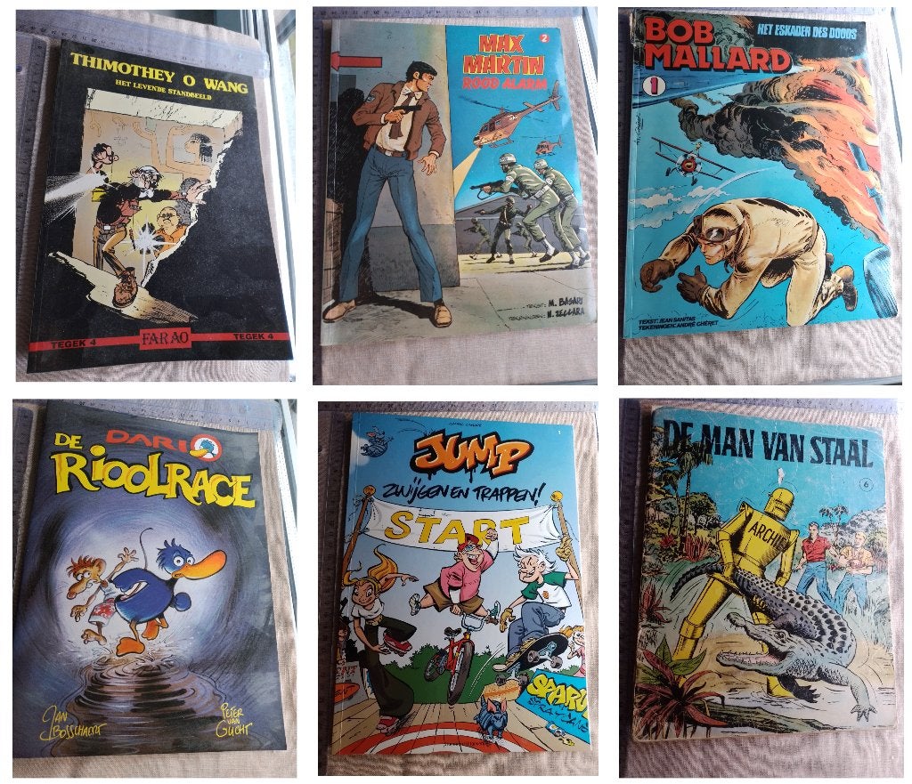 strips suske wiske rode ridder kuifje jerom bakelandt feest, Enlèvement ou Envoi, Comme neuf