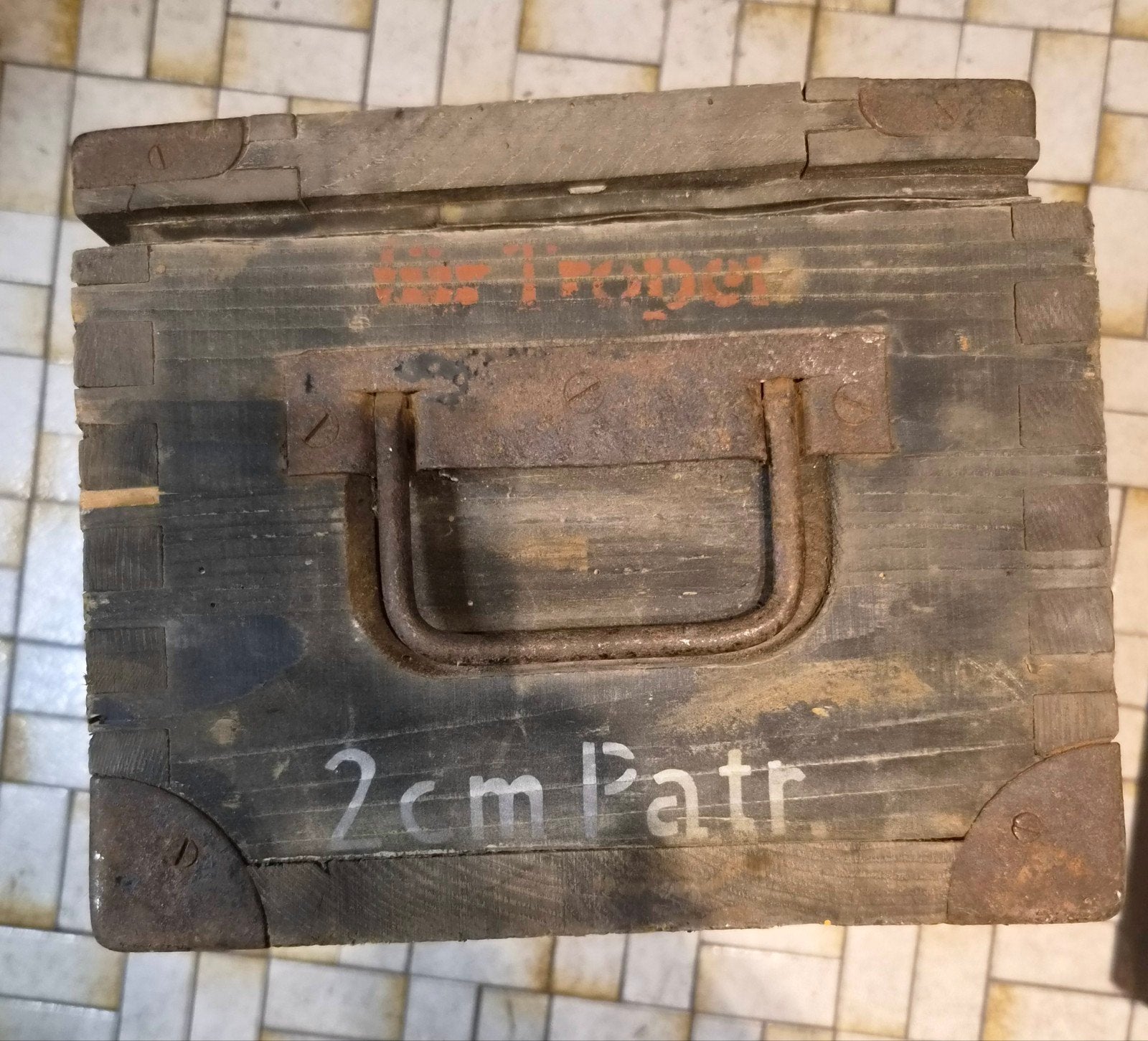 2 cm patr. Für Tropen, Enlèvement